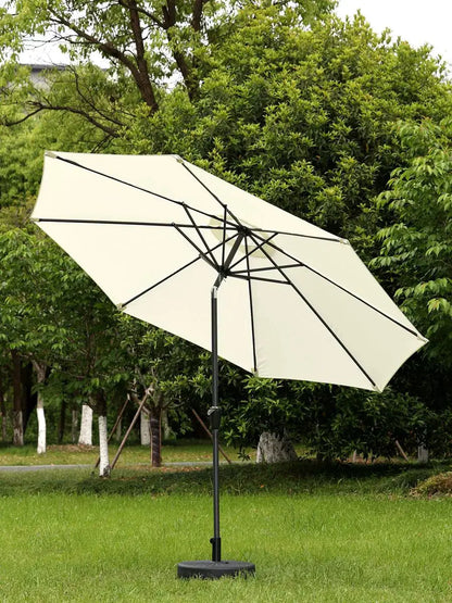 Outdoor Patio Umbrella with Tilting Center Pole