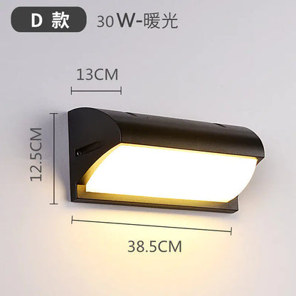 LED Waterproof Wall Light for Outdoor Spaces