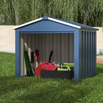 Metal Outdoor Small Storage Shed 3FT X 3FT, Steel Utility Tool Shed Storage House, Metal Sheds Outdoor Storage For Garden Patio Lawn,Blue