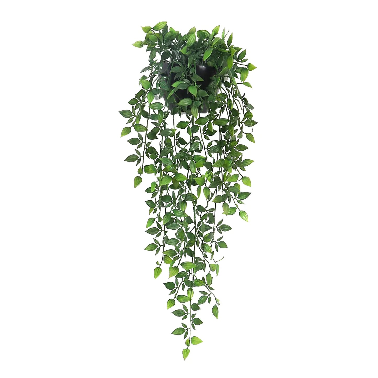 Season 2 Season Artificial Hanging Plants1 Pack Fake Wall PlantsFaux Mandala Vines Potted PlantsPlastic Wall Greenery with Wall Planter for Indoor Outdoor Garden Patio Office Décor
