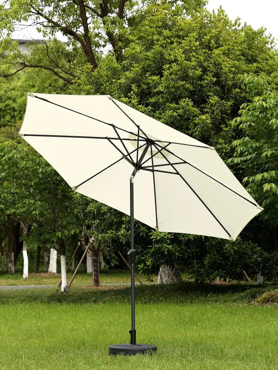 Outdoor Patio Umbrella with Tilting Center Pole