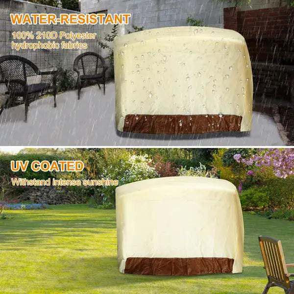 210D Waterproof Outdoor BBQ Grill Cover Windproof Dustproof Patio Gas Grill Oven Protector Oxford Cloth Garden GPCT1580