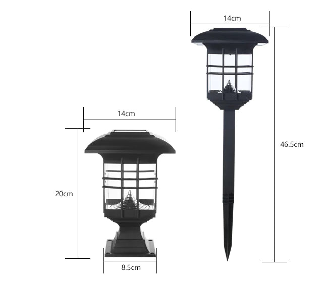 Solar Pillar Luma Light