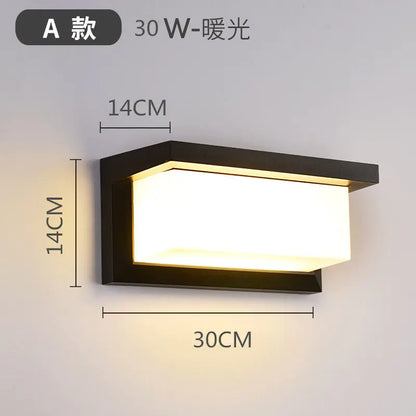 LED Waterproof Wall Light for Outdoor Spaces