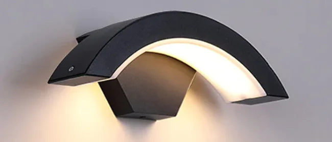 Curved Moon Wall Light