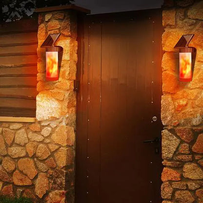 Solar Garden Flame Light