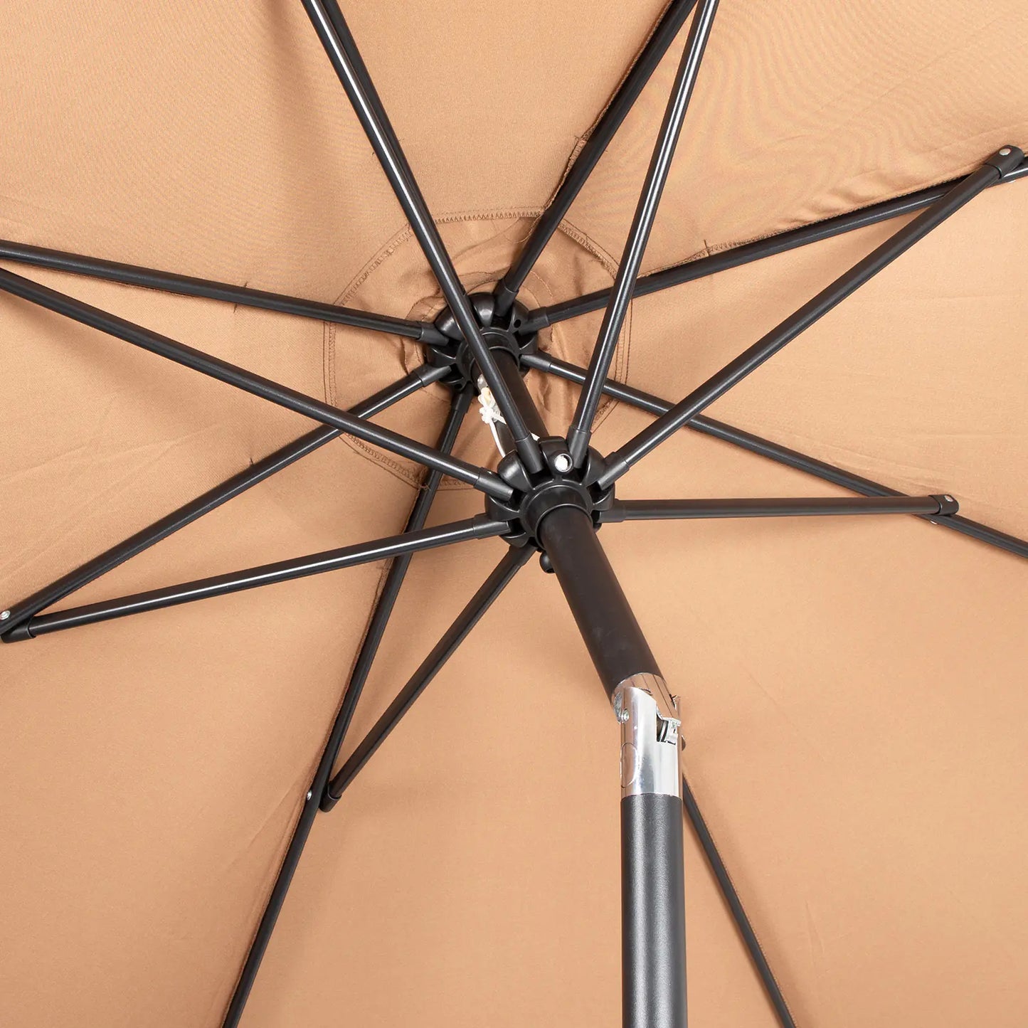 Outdoor Patio Umbrella with Tilting Center Pole