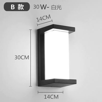 LED Waterproof Wall Light for Outdoor Spaces